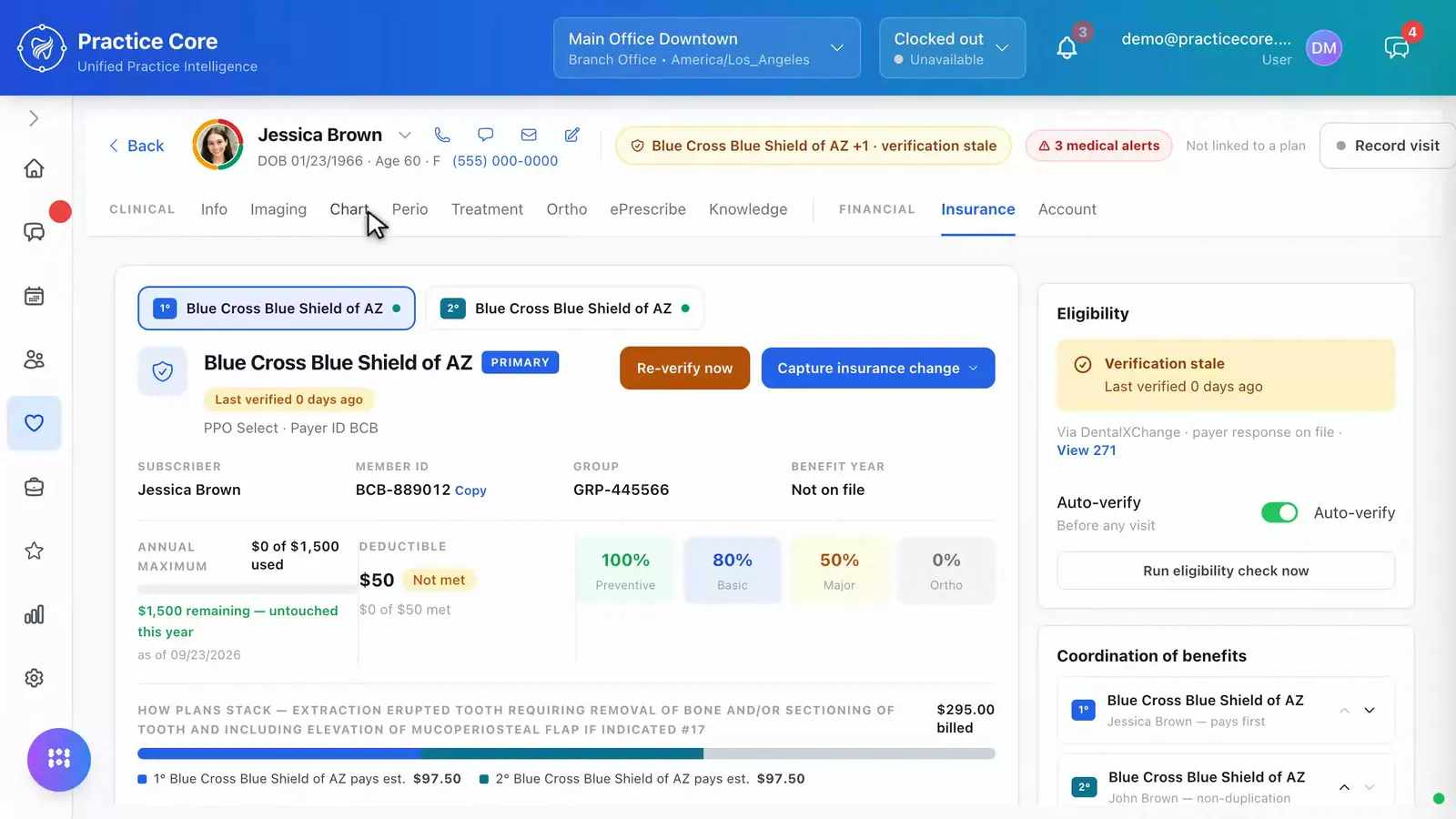 Patient record tabs